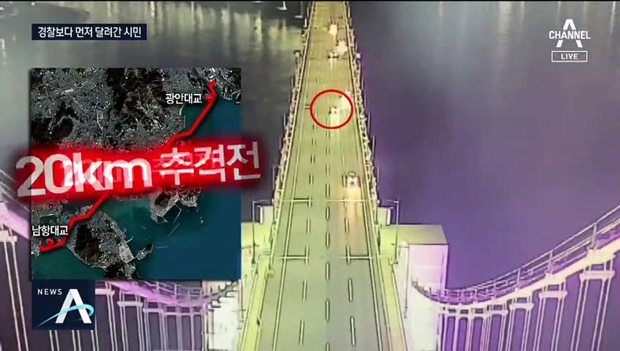 음주 차량 20km 도주극…시민이 막고 경찰이 잡았다