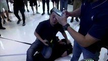 Police fire pepper spray at Hong Kong protesters