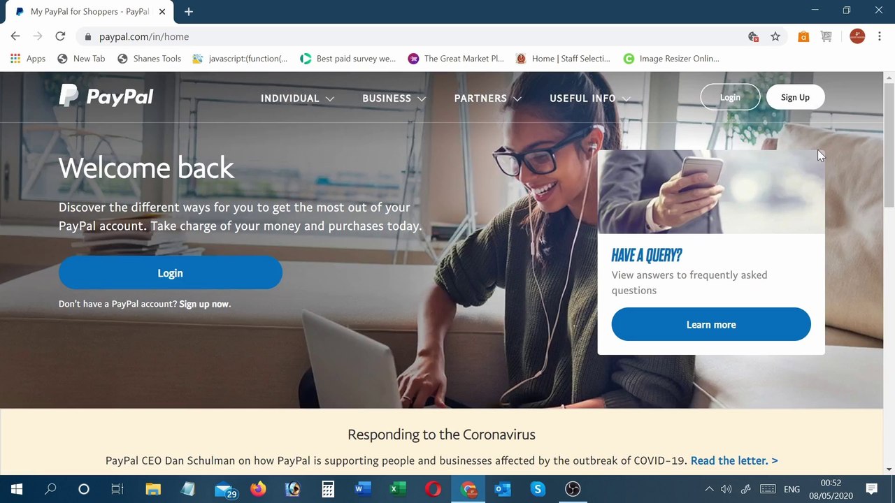 paypal account kaise banaye || live demo || how to create paypal account || The E-Buddy