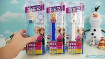 Disney frozen pez dispensers with olaf and elsa