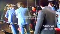 Mercedes Sosa junto a Osvaldo Pugliese en espectaculo artistico 1984