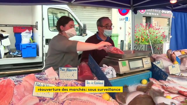 Température des clients, distances, hygiène : les marchés sous surveillance