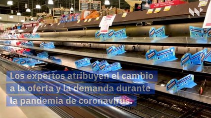 Los precios de alimentos en EE.UU alcanzan un máximo en medio de la pandemia de COVID-19