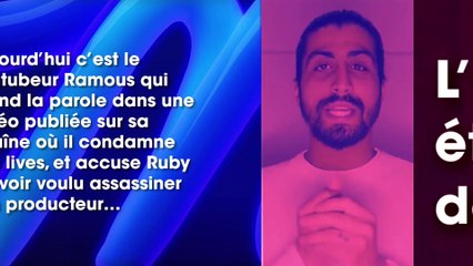 Ramous  il adresse un tacle à Adrien Laurent et balance sur Ruby Nikara