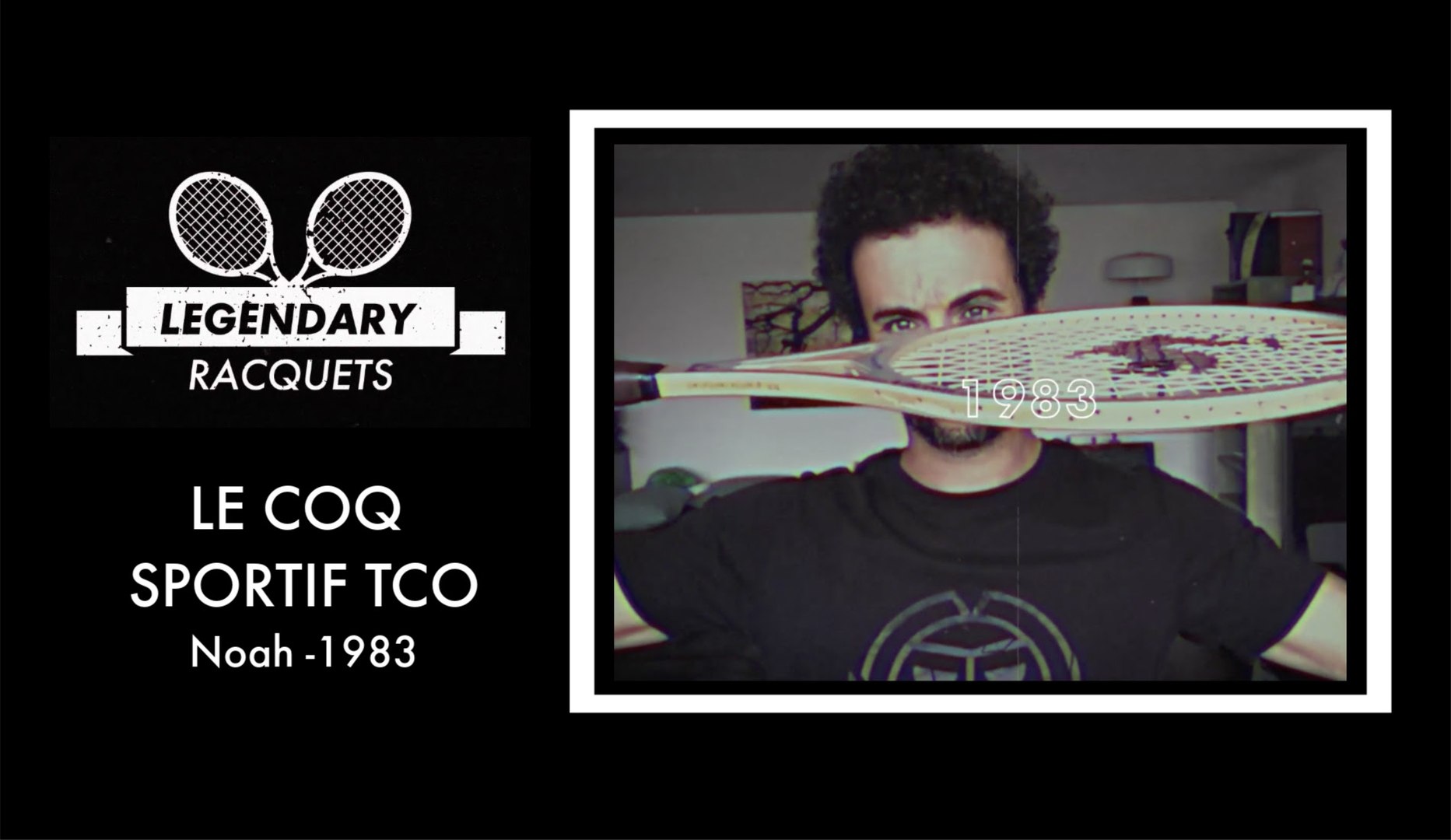 Raquette De Tennis LE COQ SPORTIF TF 40 – Yannick Noah – Bon état