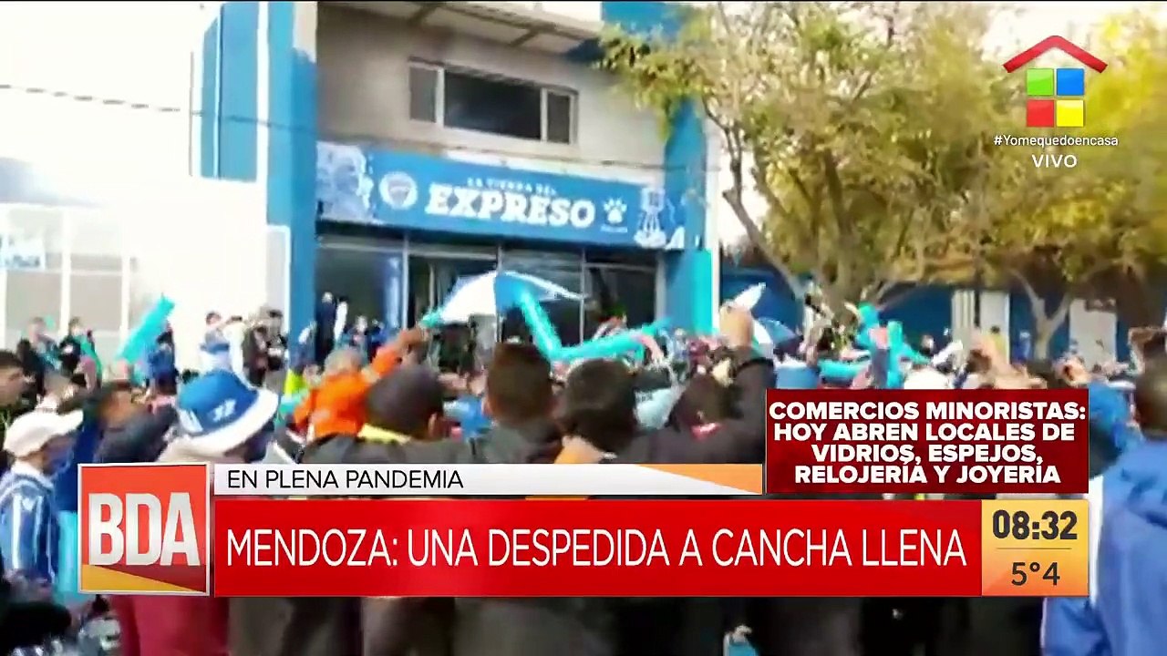 [Mendoza] Hinchas de Godoy Cruz violaron la cuarentena para velar a un hincha