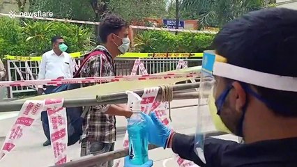 Special train organised to return people trapped across country of India