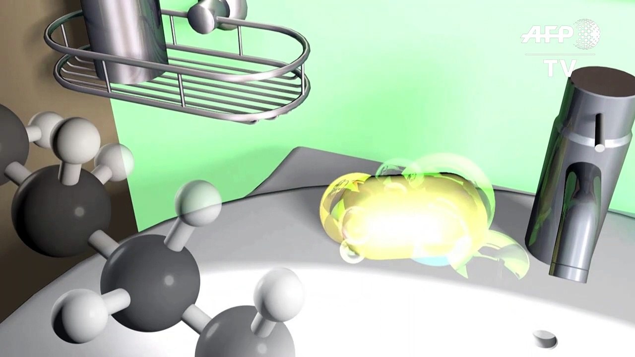 Videografik: seife - wie sie gegen keime wirkt