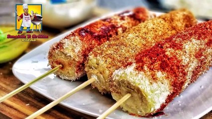 Video herunterladen: Mexican street corn - Elote - Mexican Street food