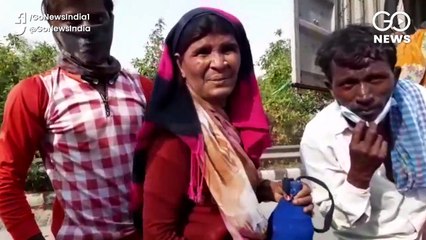 GoExclusive: ट्रक में भर कर जा रहे प्रवासी मज़दूरों को पुलिस ने रोका, एमपी जा रहे थे मज़दूर