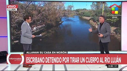 Macabro crimen en Morón | Escribano detenido por tirar un cuerpo al Río Luján