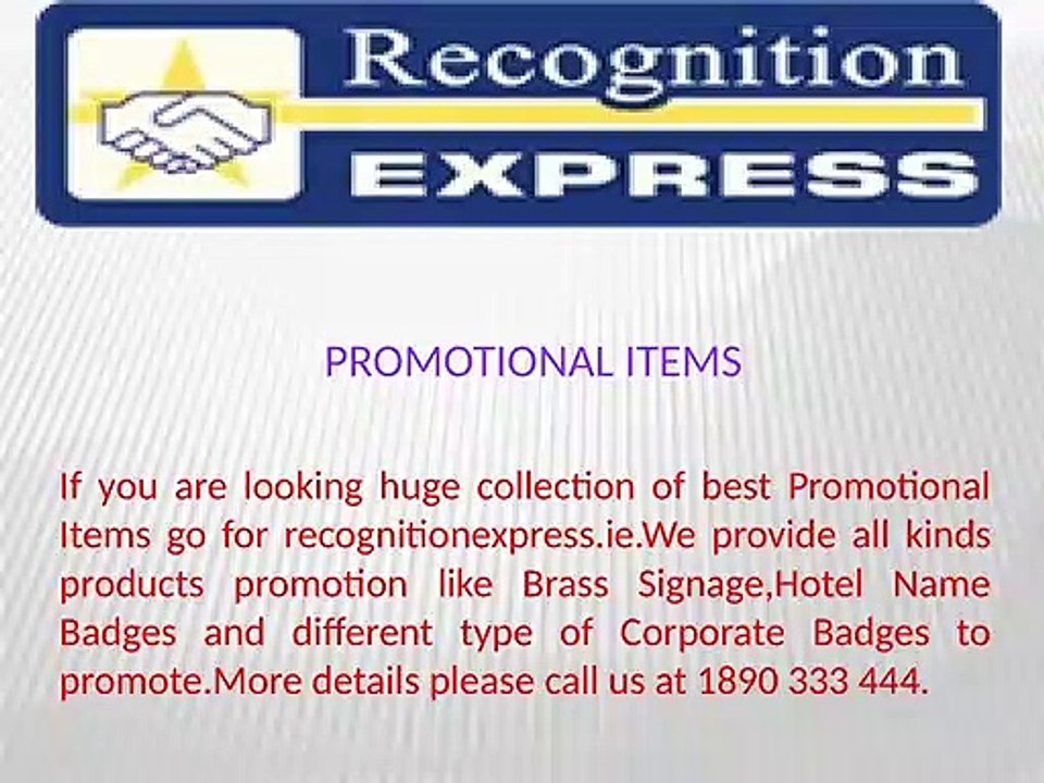 Promotional Items