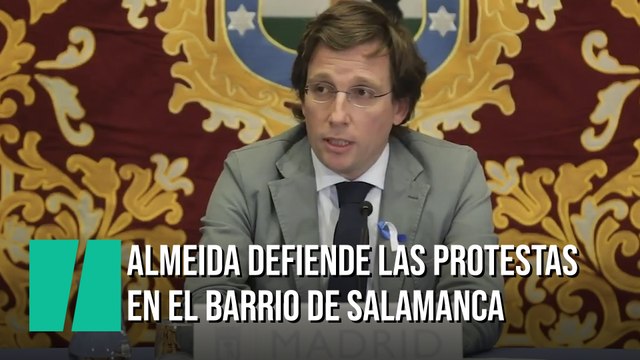 Martínez-Almeida advierte: Las protestas se tienen que adecuar a las restricciones previstas en el estado de alarma
