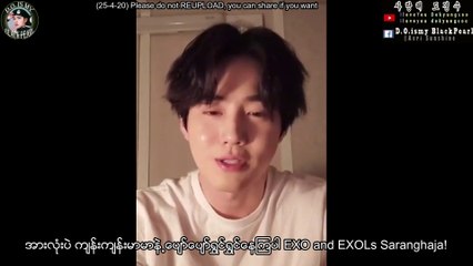 [MM SUB] EXO SUHO Instagram LIVE with EXO LAY FULL 250420