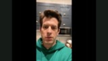 Mark Ronson Shows How He Stays Positive During Quarantine