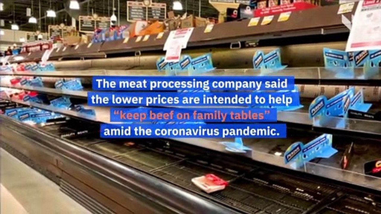 Tyson Foods to Temporarily Lower Prices on Beef Products