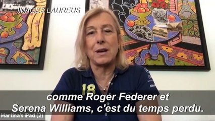 Navratilova: "Pour Roger Federer et Serena Williams, c'est du temps perdu"