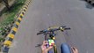 Solving a Rubik's Cube while Cycling(With One Hand)