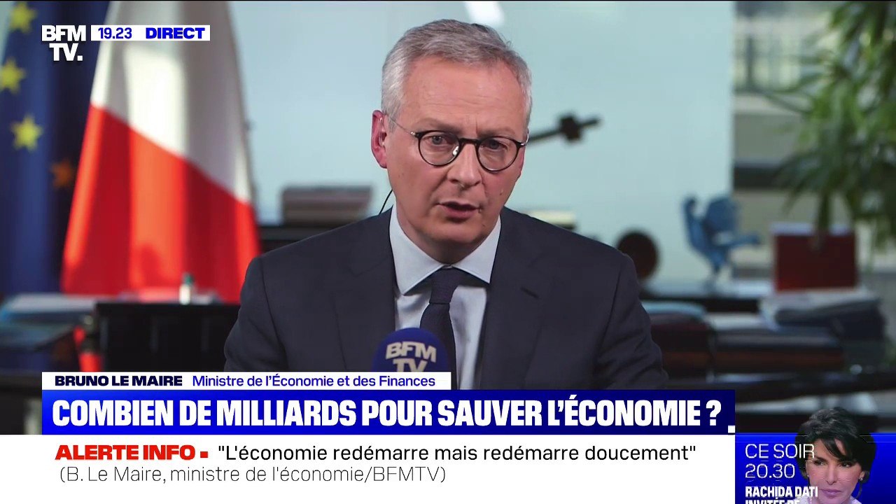 Bruno Le Maire: "Nous assumons ce choix de la dette plutôt que des faillites"
