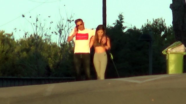 El romántico paseo de Alfonso Merlos y Alexia Rivas, en imágenes