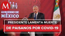 AMLO envía condolencias a familiares de mexicanos muertos en EU por coronavirus