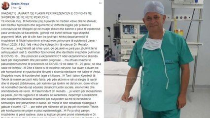 Top News - Covid në Shqipëri/ Mjeku-prezent që në 15-20 Janar