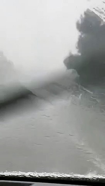 L’A55 sous les eaux : soyez prudents le sur les routes