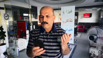 En Irak, una peregrinación virtual a través de la televisión o el teléfono