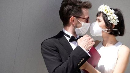 Nikah kıyılırken heyecanlanan ünlü oyuncu Serkan Şenalp adını yanlış söyledi