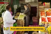 Mercado de Frutas: pese a tener 79% de infectados, personas en riesgo siguen acudiendo