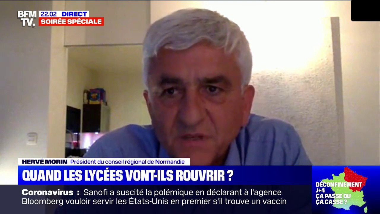 Hervé Morin: "Ce ne sont pas les élèves qui ont décroché qui reprennent le chemin de l'école"