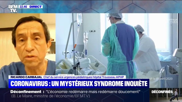 Maladie de Kawasaki: selon le Pr Carbajal, 75% des cas observés ont eu un contact familial avéré avec le coronavirus