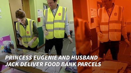 Princess Eugenie Goes To The Food Bank