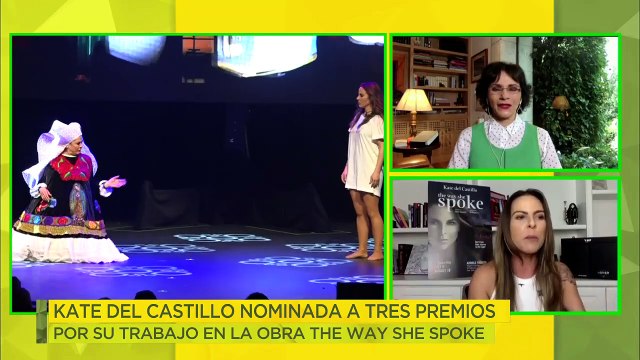 ¡Kate del castillo nominada a tres premios por la obra The Way She Spoke ! | Ventaneando