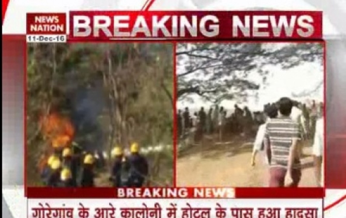 Private company's helicopter crashes Goregaon, Mumbai, one dead four injured