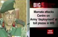 Big 5: Chief Minister Mamata Banerjee attacks Centre over Army deployment at toll plazas in West Bengal