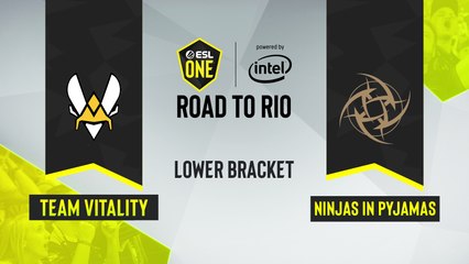 CSGO - Ninjas in Pyjamas vs. Team Vitality [Overpass] Map 2 - ESL One Road to Rio - Lower Bracket - EU