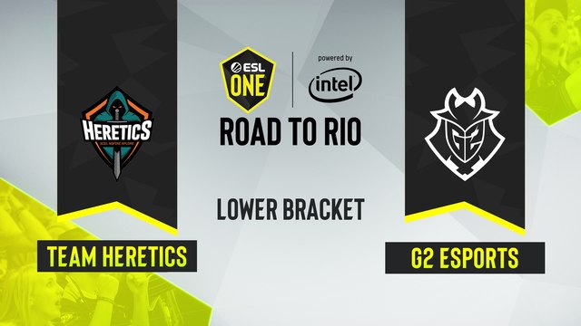 CSGO - G2 Esports vs. Team Heretics [Dust2] Map 2 - ESL One Road to Rio - Lower Bracket - EU