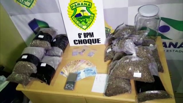 Choque detém dupla e apreende diversas porções de maconha, LSD e ecstasy