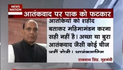 Question Hour: There should be no glorification of terrorists, says Rajnath