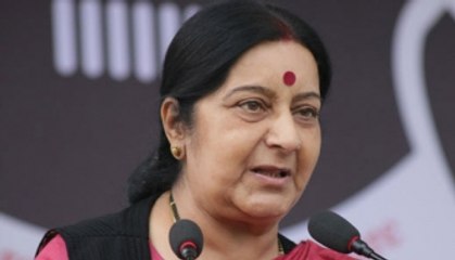 Whole of Kashmir belongs to India: Sushma
