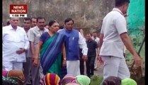 Anandiben Patel meets Dalit families of victims of Una incident