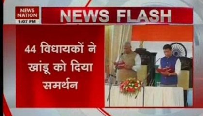 Pema Khandu takes oath as Arunachal Pradesh CM