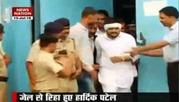 After Nine months Hardik Patel released from Lajpore jail in Surat