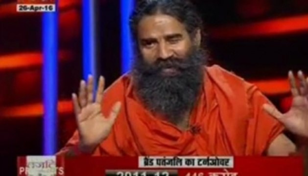 Yoga guru Baba Ramdev at News Nation