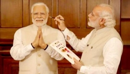 When PM Narendra Modi met himself