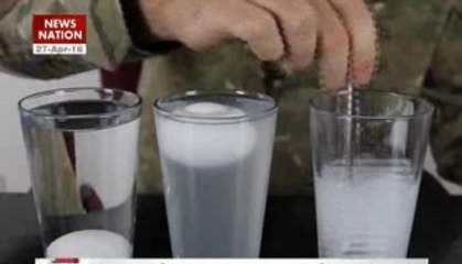 Watch the amusing egg tricks of this man