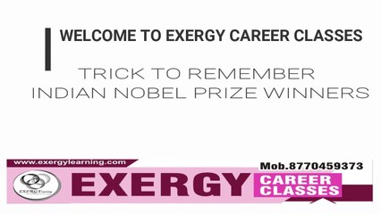 INDIAN NOBEL PRIZE WINNERS
