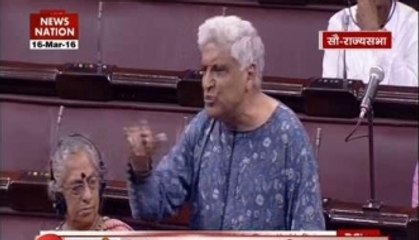 Javed Akhtar hits out at Owaisi in Rajya Sabha, strike the chord of nationalism