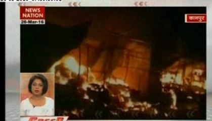 Speed@100: Market in Kanpur gutted in fire